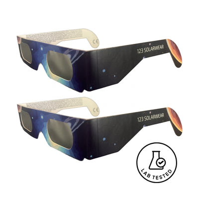 500 Pack - Premium Solar Eclipse Glasses - ISO 12312-2:2015 Compliant - 123 Solarwear