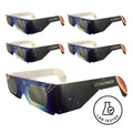 5 Pack - Premium Solar Eclipse Glasses - ISO 12312-2:2015 Compliant - 123 Solarwear
